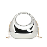 Colorful Crescent Moon Acrylic Handbag Socialite Handbag Makeup Dinner